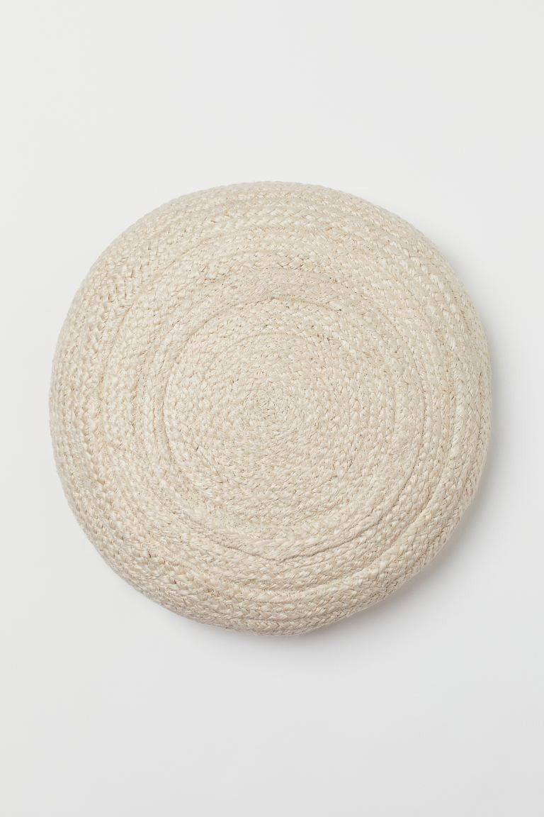 Round Jute Cushion | H&M (US + CA)