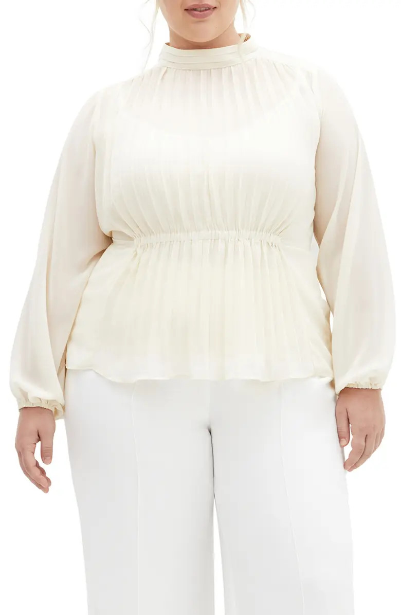 Cross Lane Pleated Shirt | Nordstrom