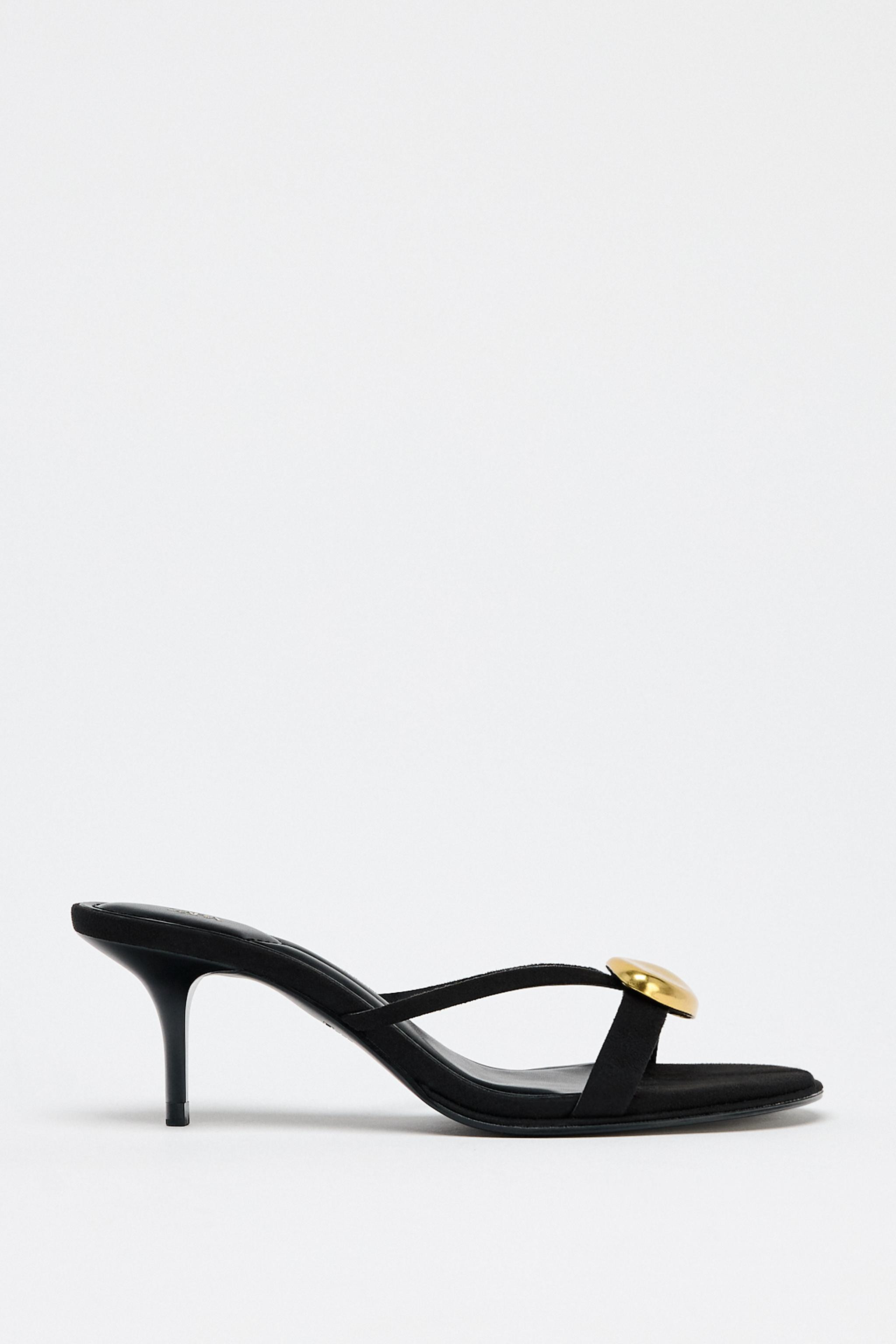 SANDALS WITH METAL DETAIL | Zara UK