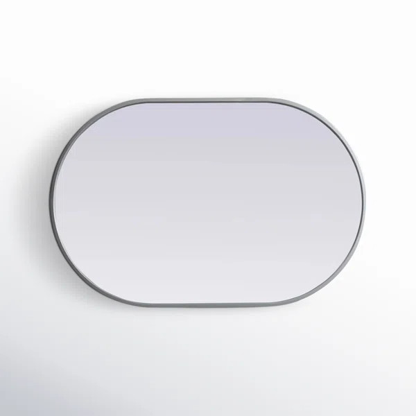 Sabine Metal Pill Wall Mirror | Wayfair North America
