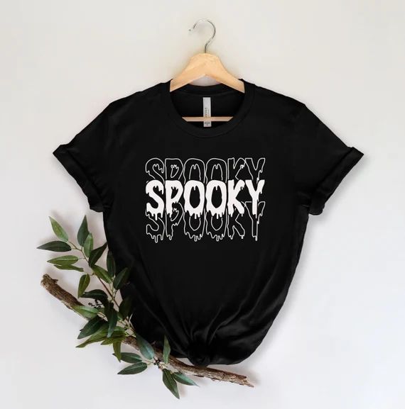 Spooky Shirt Boo Seasonspooky Shirts Halloween T-shirt - Etsy | Etsy (US)
