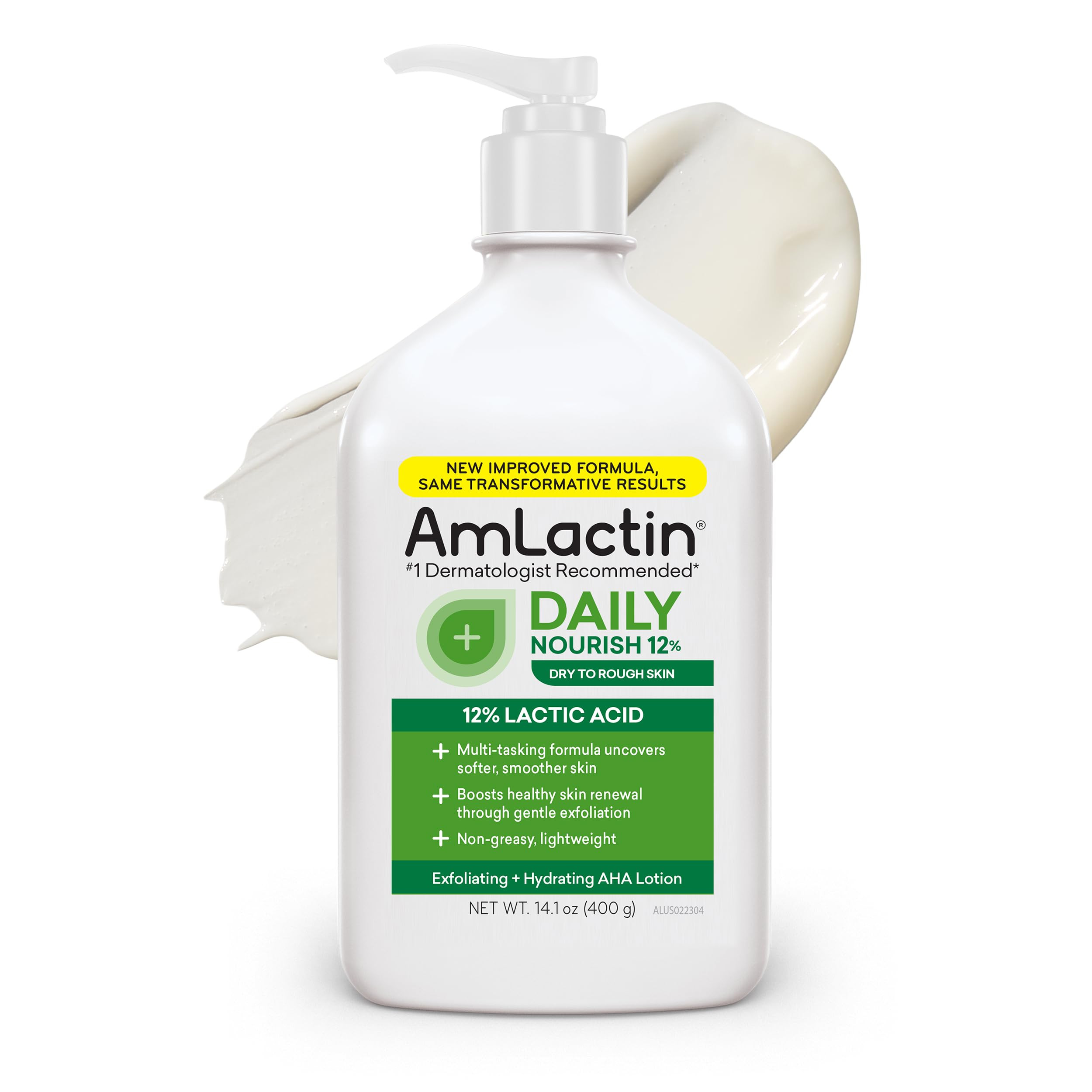 AmLactin Daily Nourish 12% - 14.1 oz Body Lotion with 12% Lactic Acid - Exfoliator and Moisturize... | Amazon (US)