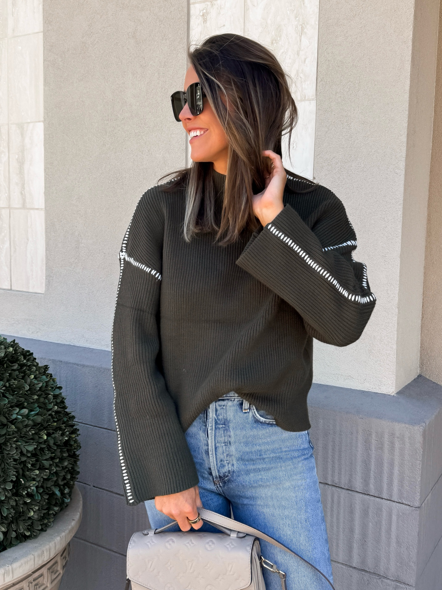 In looooove with this sweater from Amazon!! The stitching is so cute, comes in multiple colors, and is so thick and stretchy! 

#LTKSeasonal #LTKStyleTip #LTKFindsUnder50