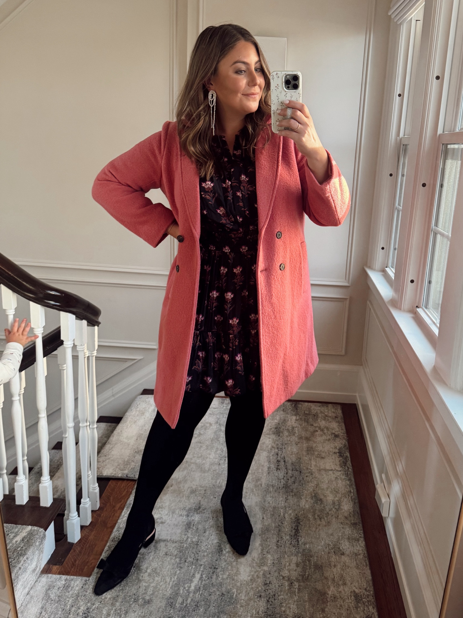 Holiday outfit inspo - great thanksgiving outfit or holiday outfit. Use CARALYN20 at Spanx. Wearing size 1x in dress. 

#LTKParties #LTKHoliday #LTKMidsize