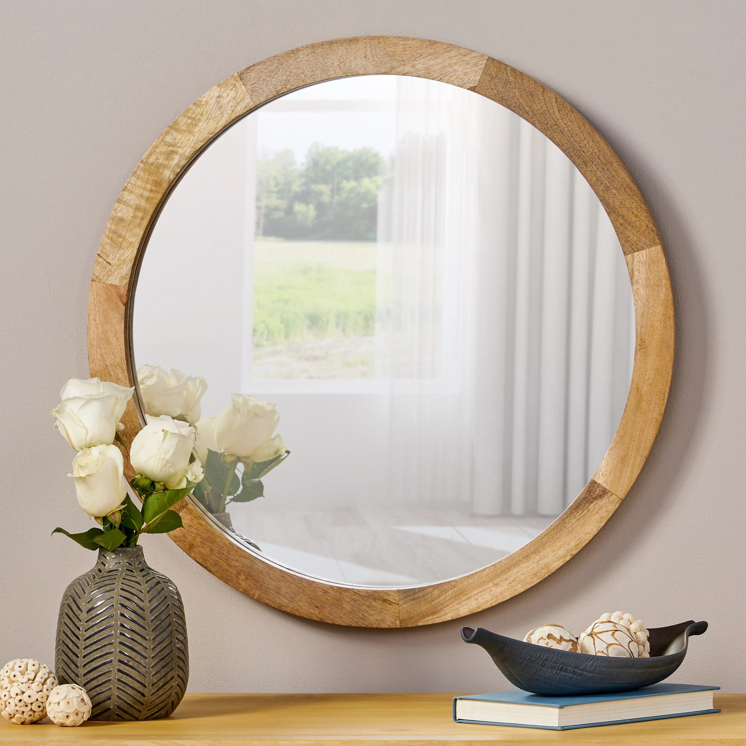Millwood Pines Northome Modern Accent Mirror & Reviews | Wayfair | Wayfair North America