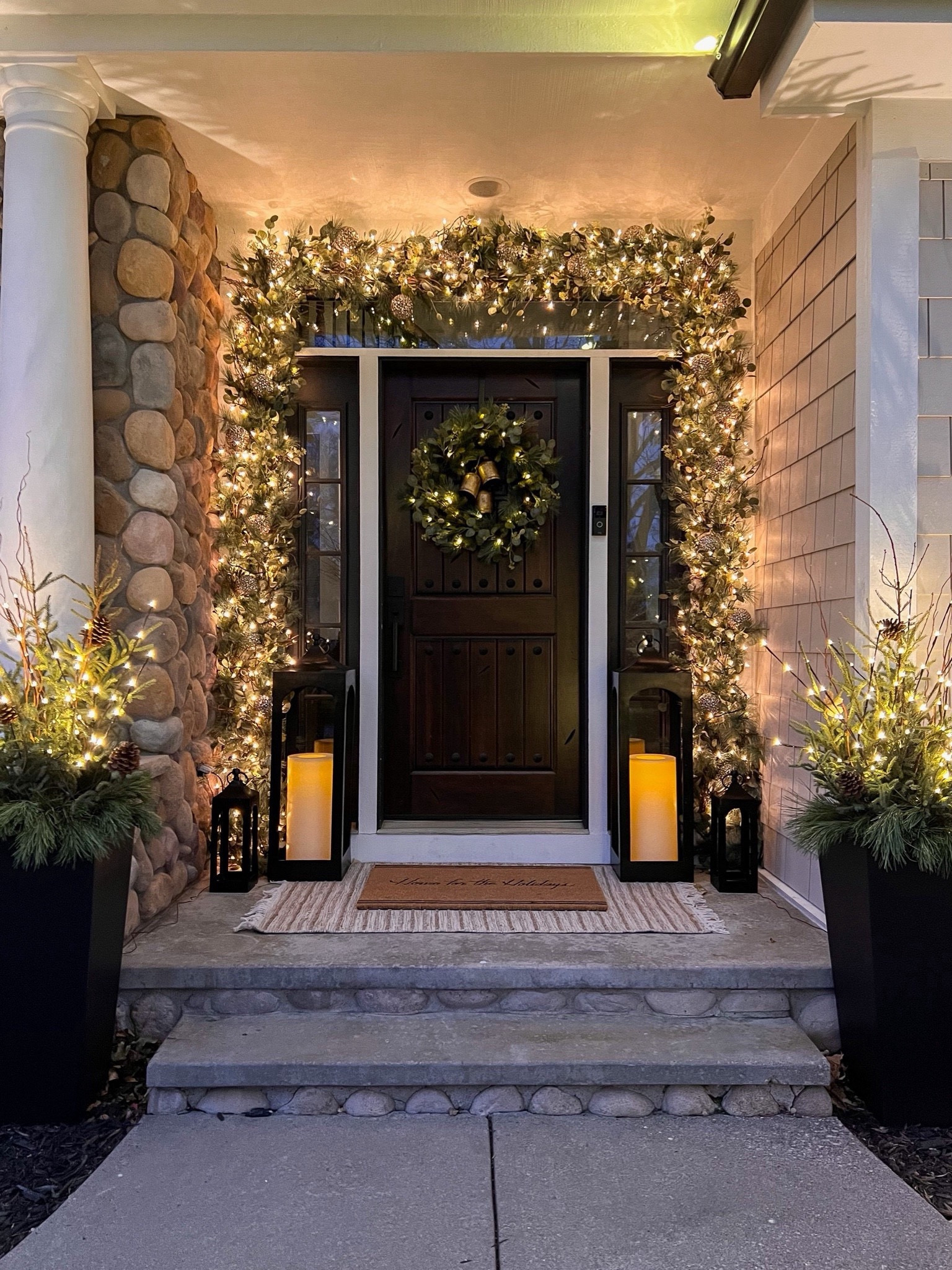 The most magical time of year! I love to welcome guests into our home with a festive front door!! 

#LTKHome #LTKHoliday #LTKStyleTip