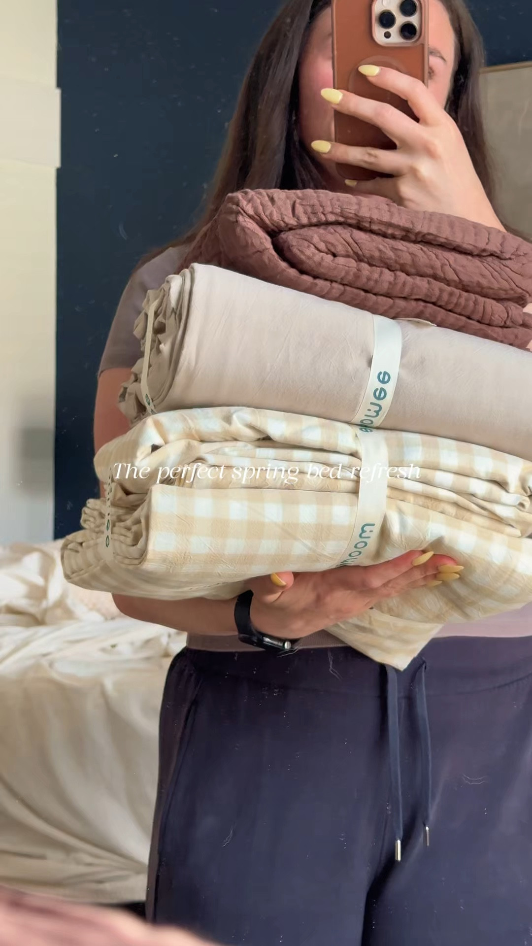Did a bedding refresh and LOVE these new gingham bedding sheets! They are SOOO soft. 

#LTKHome