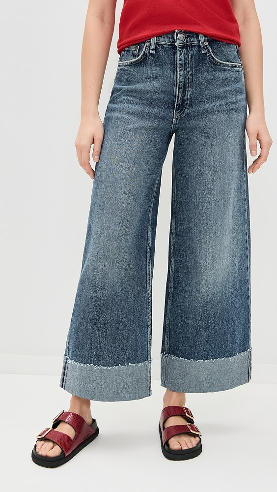 rag & bone Sofie High Rise Ankle Wide Leg Jeans | Shopbop | Shopbop
