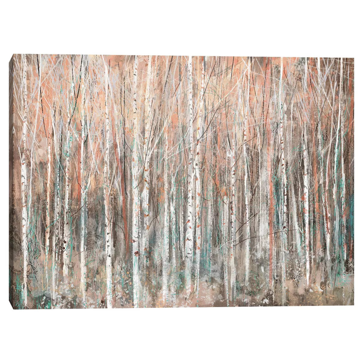30" x 40" Coral Trees II by Studio Arts Canvas Art Print - Masterpiece Art Gallery: Birch Grove, ... | Target