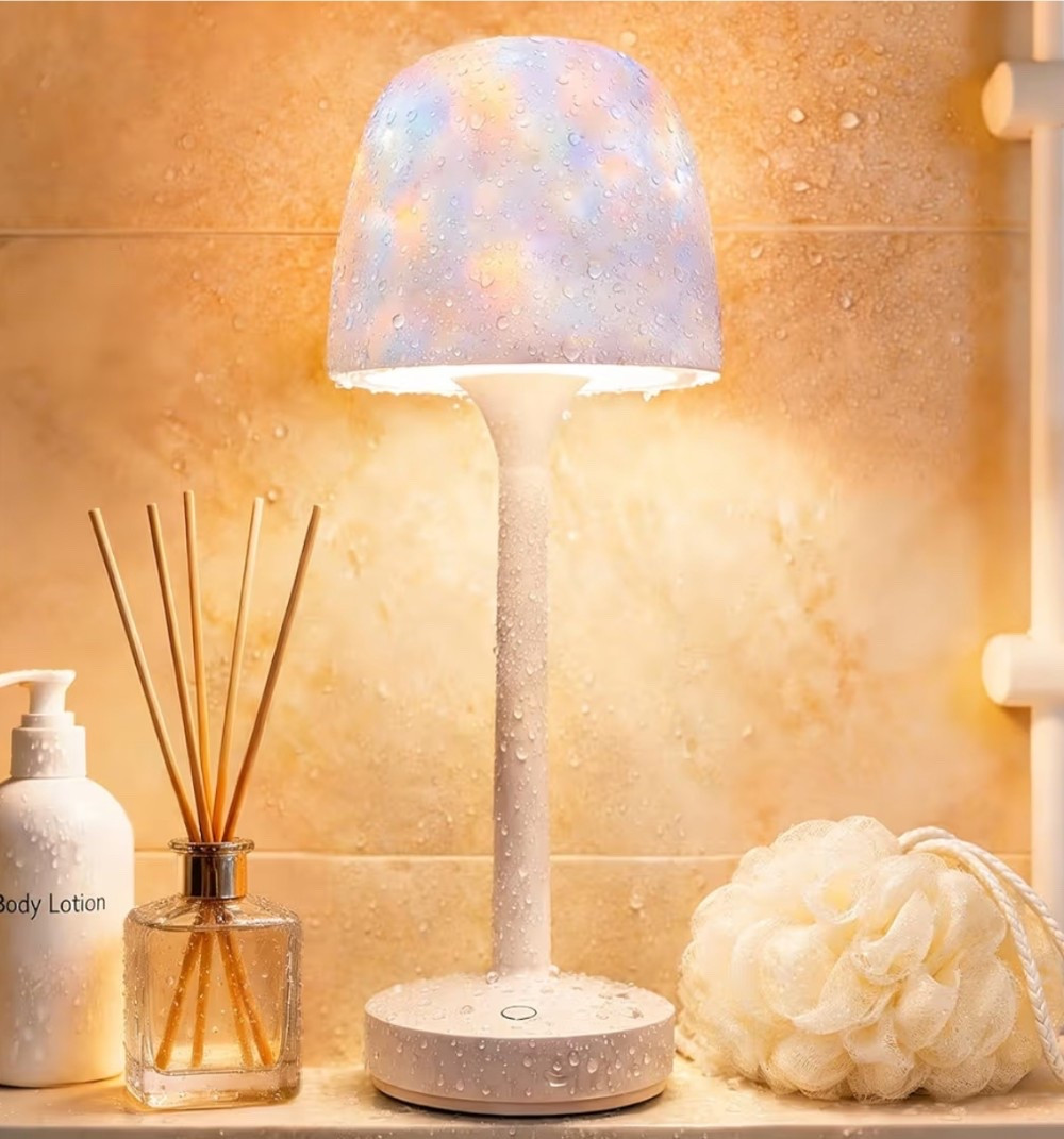 Shower lamp is the perfect addition to your night time routine.