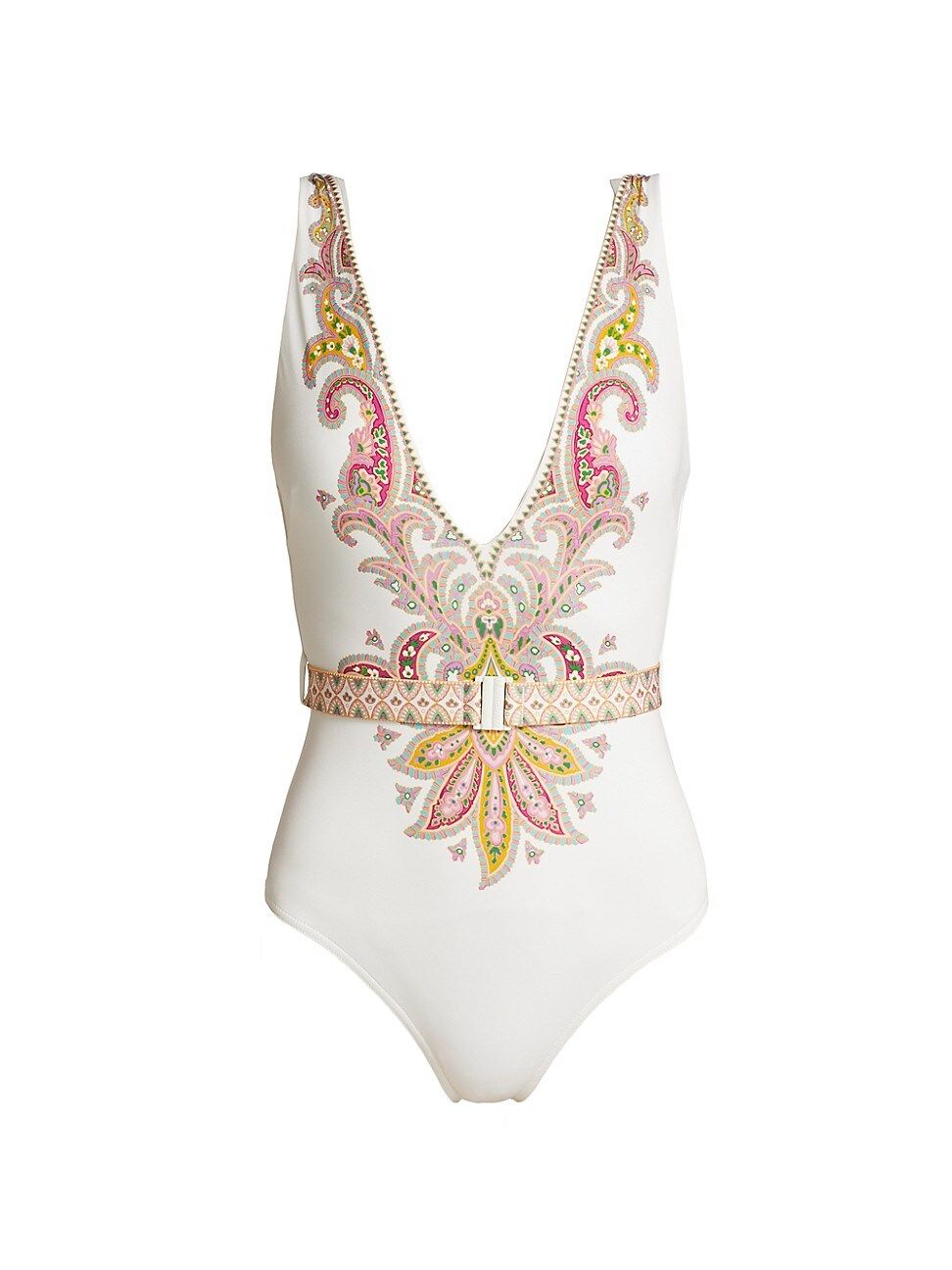 Teddy Belted One-Piece Swimsuit | Saks Fifth Avenue