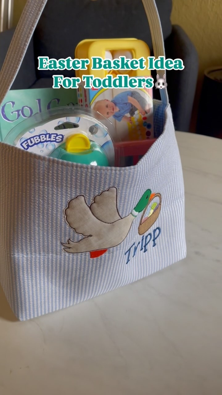 Shopping for the kids Easter basket fillers & thought I’d share Tripp’s from last year. He plays with every single toy from this basket still! Once I order stuff for this year - I’ll share it! 🤍

#toddlereasterbasket #toddlereaster #easterbasketfiller #easterbasketideas #easterbasketstuffers #toddlertoys #toddlermom 

Easter basket for toddlers | toddler Easter Basket |