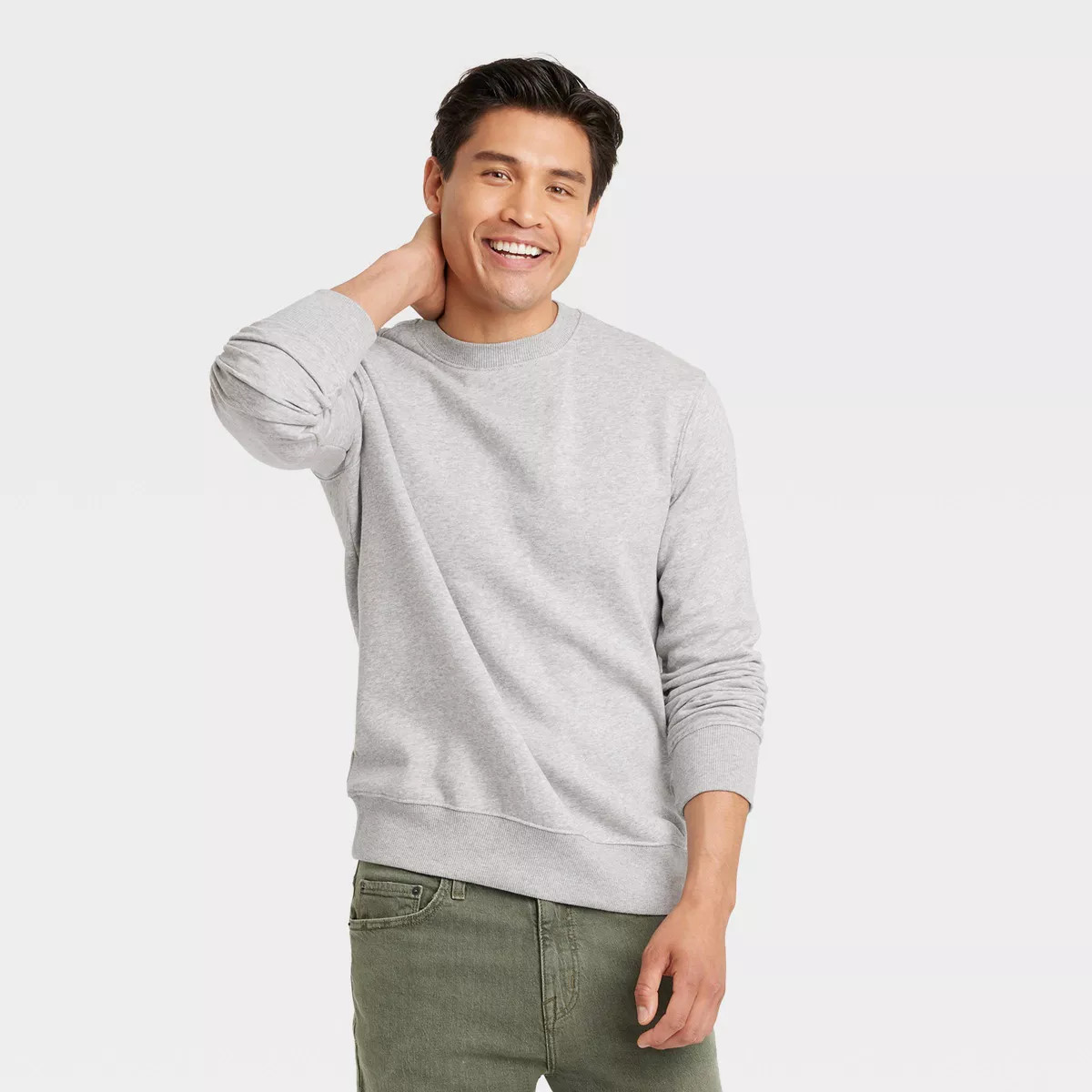 Men's Regular Fit Crewneck Sweatshirt - Goodfellow & Co™ | Target