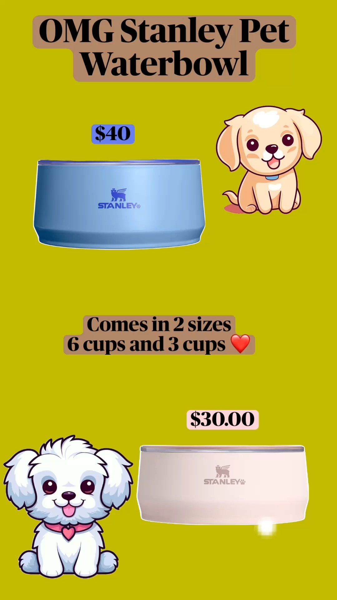 Stanley Pet Water Bowl! How cute! 

#LTKHome #LTKSeasonal #LTKTravel