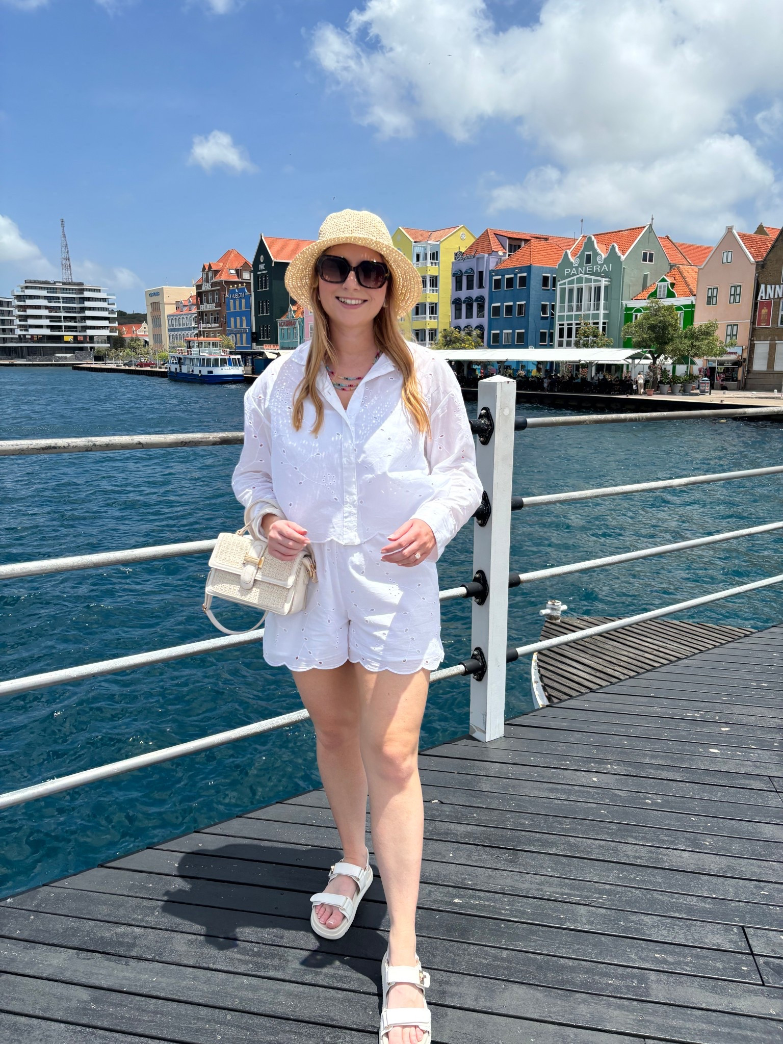 Vacation Outfit - size Medium’s in the Target blouse and eyelet shorts

#LTKFindsUnder50 #LTKMidsize #LTKSeasonal