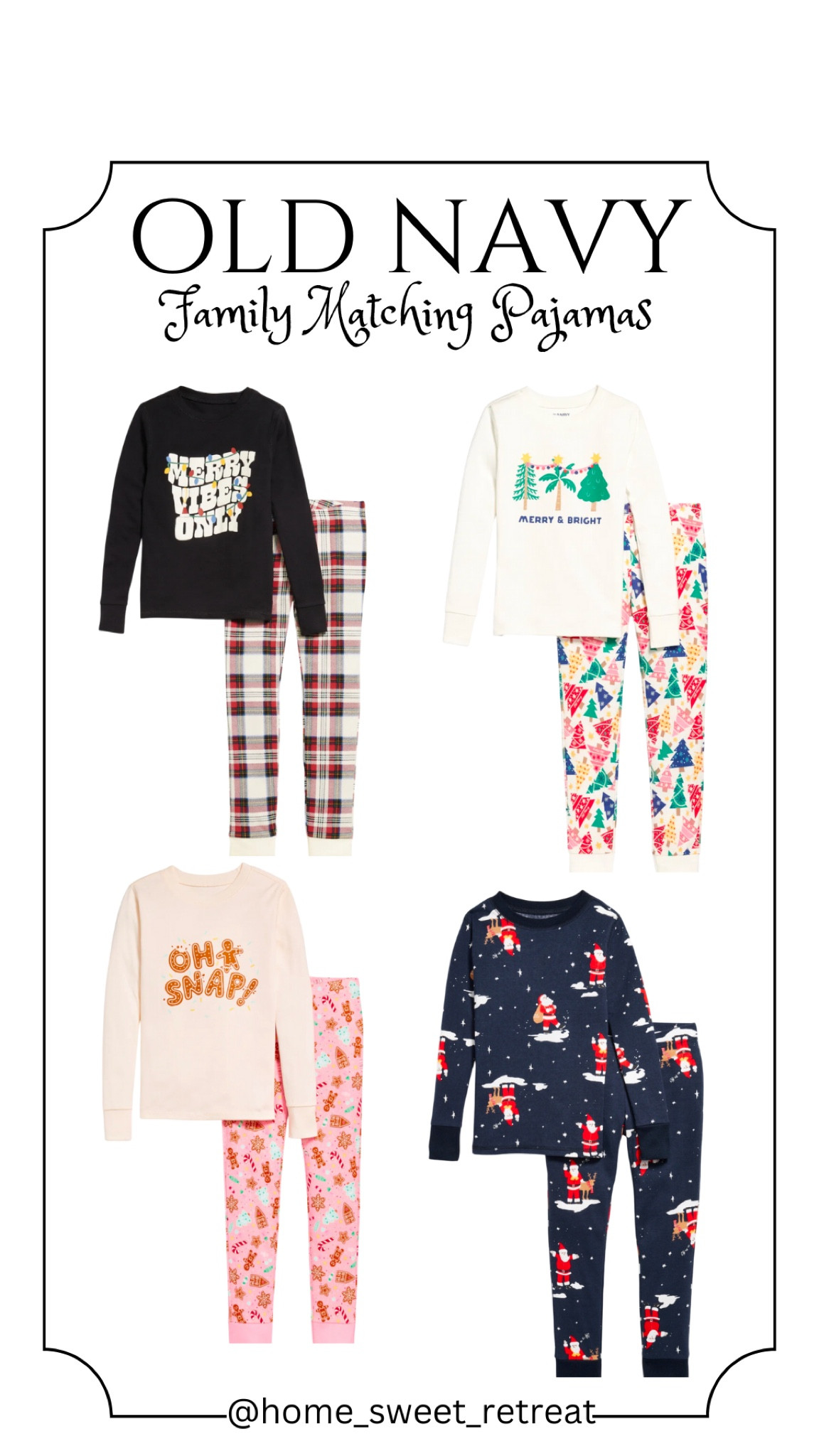 Old Navy 40% off sale on matching family Christmas pajamas! 

#LTKHoliday #LTKSaleAlert #LTKSeasonal