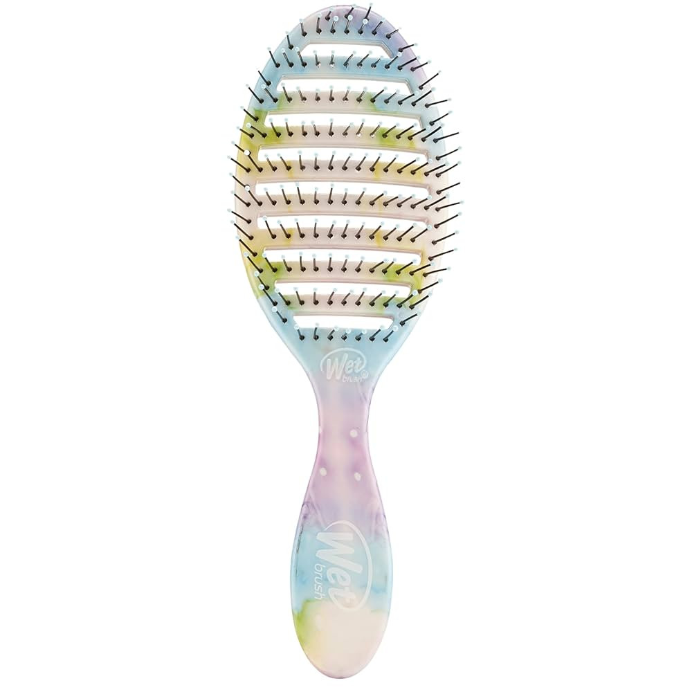 Wet Brush Speed Dry Hair Brush - Splatter (Color Wash) - Vented Design and Ultra Soft HeatFlex Br... | Amazon (US)