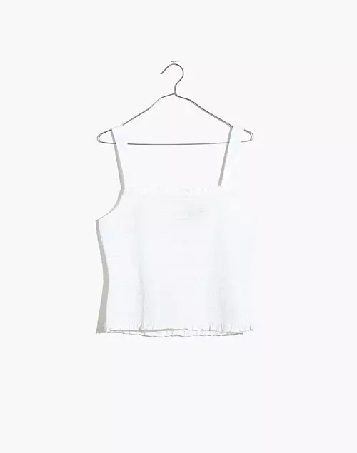Lucie Smocked Tank Top | Madewell