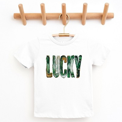 Lucky Paint Print - Youth Short Sleeve Graphic T-Shirt | Target