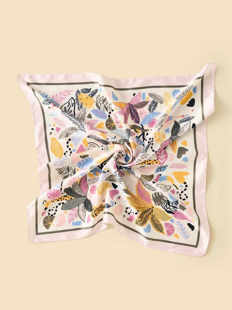 Floral Printed Square Scarf | SHEIN