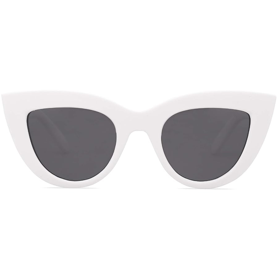 SOJOS Retro Small Vintage Cat Eye Sunglasses for Women Cute Fashion UV400 Sunnies SJ2939 | Amazon (US)