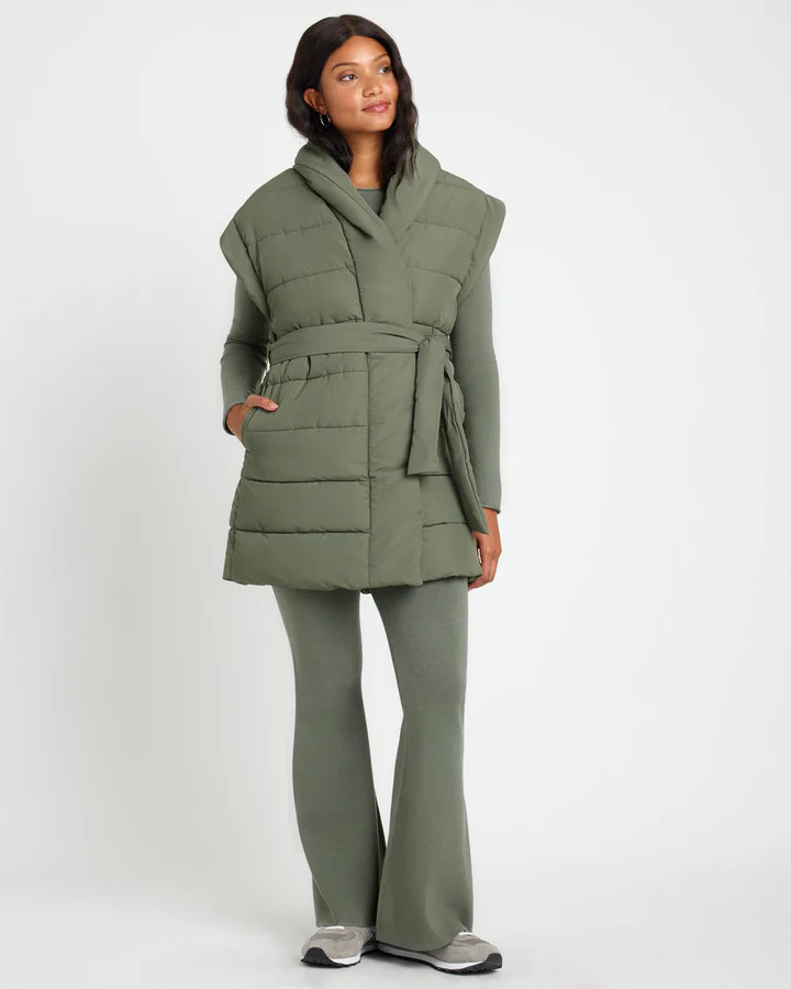 Splendid x @Cellajaneblog Long Puffer Vest | Splendid