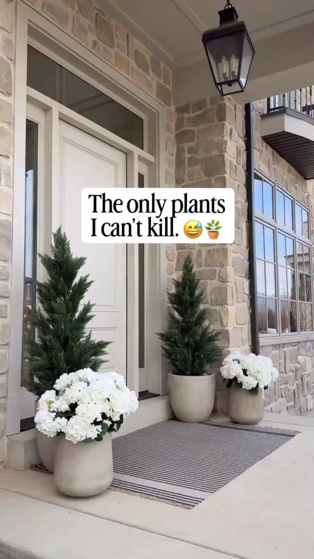 The only plants I can’t kill 😅🌿my massive hyper-realistic  hydrangeas from Amazon that are finally BACK IN STOCK!!!

Because I always forget to water…
Because I’m done replacing dead plants 💸
Because I want my front porch to look beautiful but don’t want to maintain it 🤍

These outdoor faux hydrangeas are my secret to perfect planters. 🤌🏼
✔️ Weather-safe
✔️ No maintenance
✔️ Look real
✔️ Last for years

If you love an elevated front porch without the stress, you need these. ✨

FOLLOW for more tried + tested decor and home finds that actually make life better 🤍

 #frontporchdecor #fauxhydrangeas #frontporch #porchdecor

#LTKdayinmylife #LTKHome #LTKSeasonal