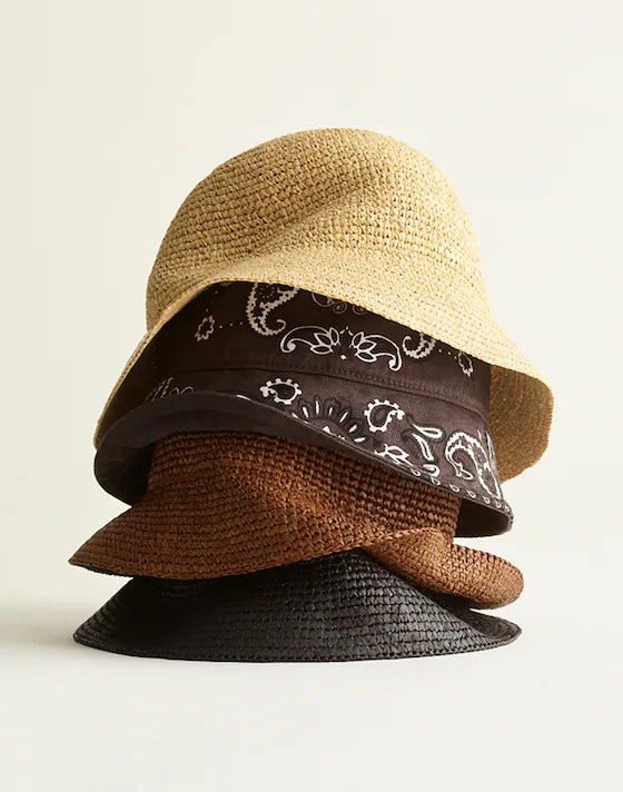 Bandana-Print Bucket Hat | Madewell