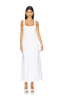 Show Me Your Mumu Bradshaw Maxi Dress in Rosette Mesh White from Revolve.com | Revolve Clothing (Global)