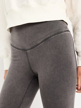 High-Waisted PowerChill 7/8 Cotton Leggings | Old Navy (US)