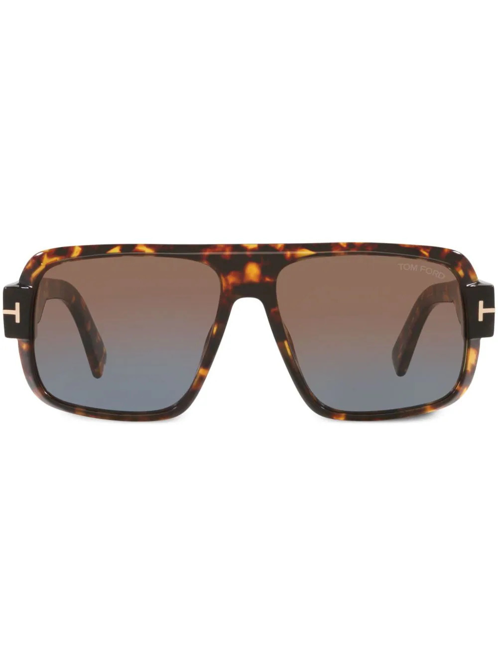 TOM FORD Eyewear pilot-frame glasses - Brown | Farfetch Global