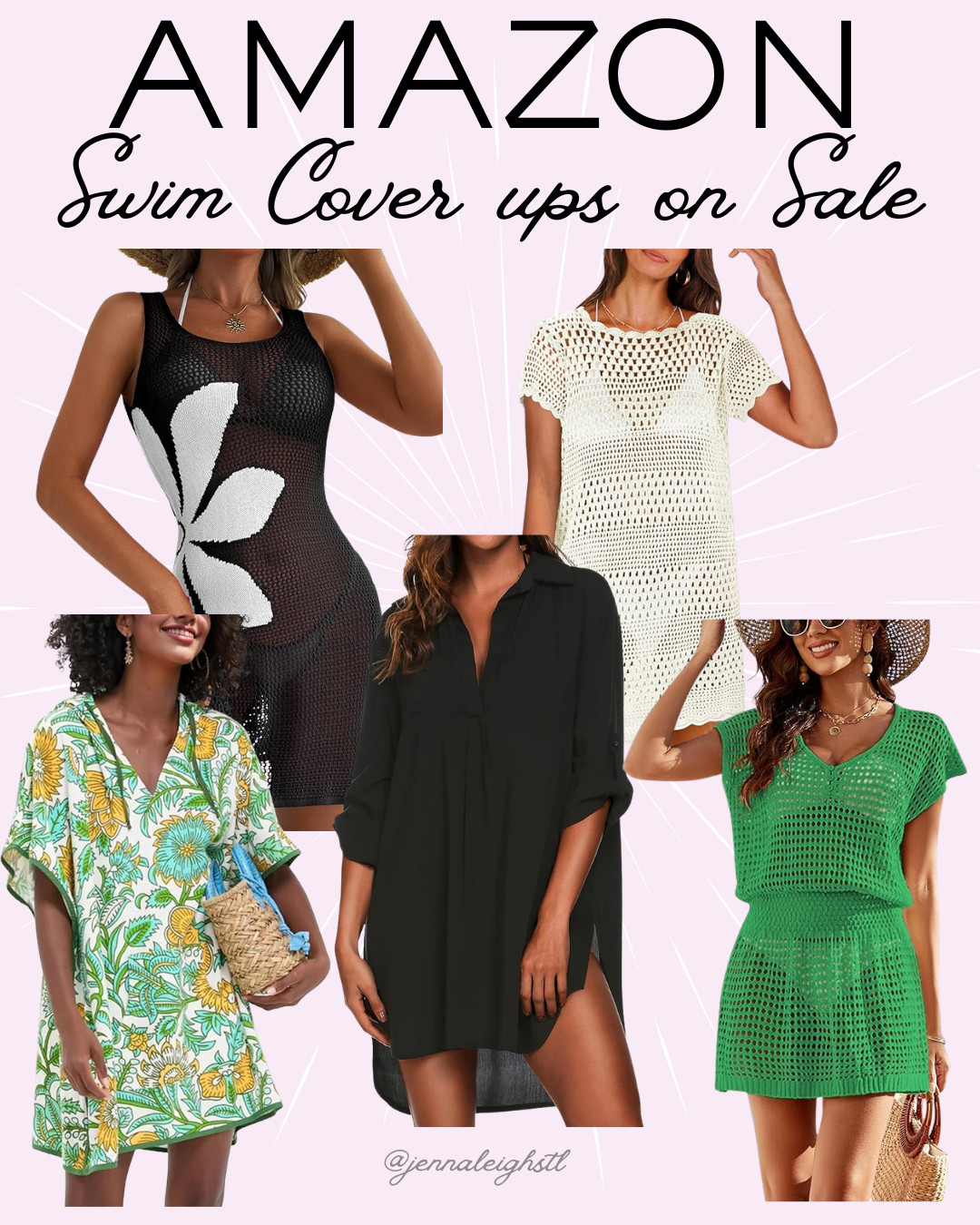 Amazon has some really cute swim cover ups on sale right now. From crochet styles to lightweight button ups and resort style pieces, there are so many good finds for vacations and pool days. 

 #LTKSeasonal #LTKMidsize #LTKSwim