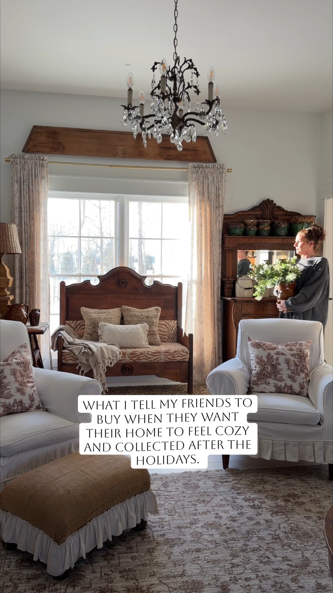 I love the fresh feeling after the holidays. I use artificial florals and plants and switch out all of my pillow covers   

#LTKHome #LTKSeasonal