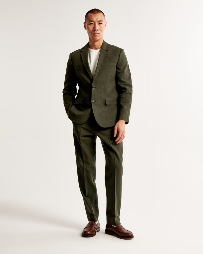 The A&F Collins Tailored Classic Linen-Blend Blazer | Abercrombie & Fitch (US)