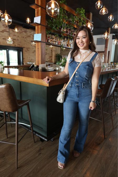 Girls Brunch Outfit 
Lace Tee: Medium
Denim Jumpsuit: 6
Amazon Fashion // Jessica Simpson for Walmart Fashion 