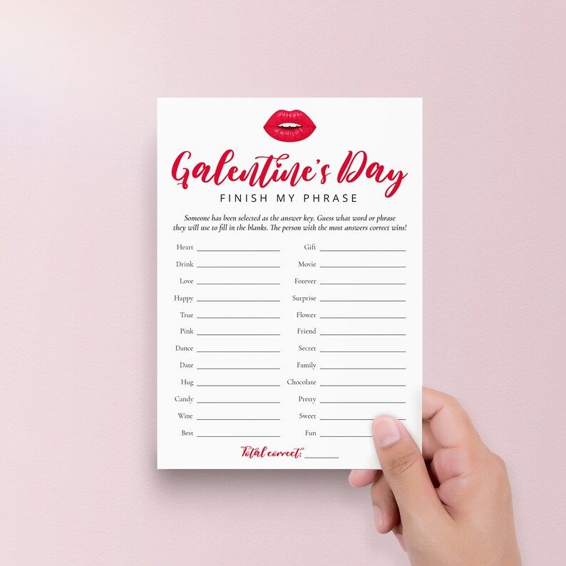 Galentines Day Games Printable Adult Galentine's Day Party | Etsy | Etsy (US)