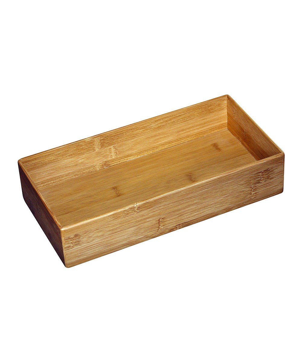 Totally Bamboo Drawer Organizers Brown - 12'' x 6'' Drawer Organizer | Zulily