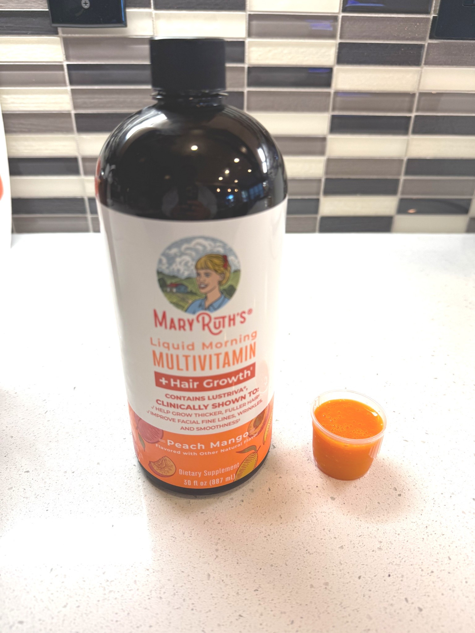 my morning routine includes Mary Ruth’s Liquid Morning Multivitamin +Hair Growth💁🏽‍♀️

i have been taking this liquid multivitamin since September 2024 and i have seen a significant improvement in my hair, skin + nails🙌🏼

i noticed there’s a new flavor Dragonfruit Melon — i may need to try it🤗

tip :: i use a Vick’s medicine cup to measure out the perfect 30ml👌🏼

#LTKdayinmylife #LTKselfcare #LTKmorningroutine