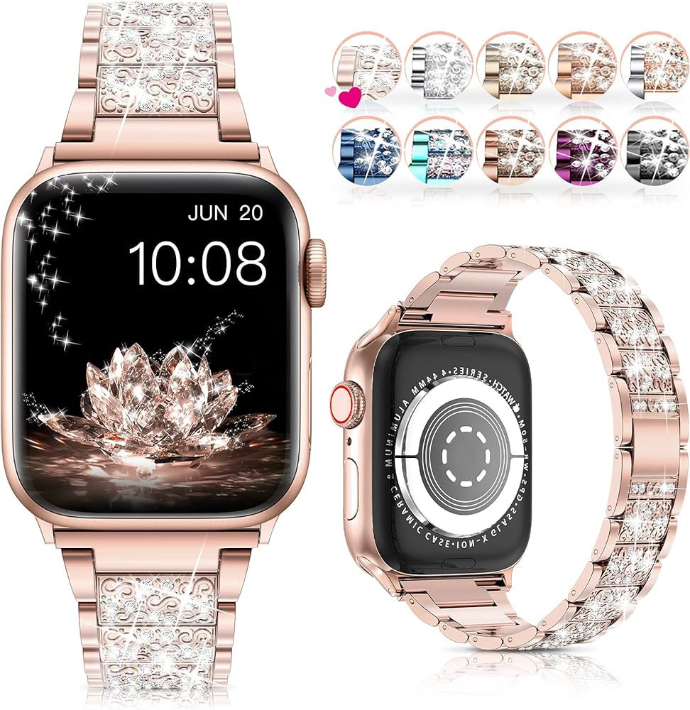 LELONG Compatible with Apple Watch Band 38mm 40mm 41mm Series 9 8 7 6 5 4 3 2 1 SE Ultra for wome... | Amazon (US)