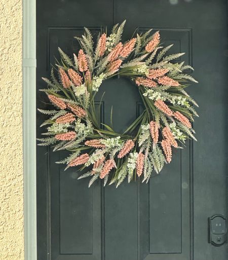 Spring door wreath. Pink and White Wildflower Spiral Wreath. Kirklands

#LTKhome #LTKSeasonal #LTKunder100