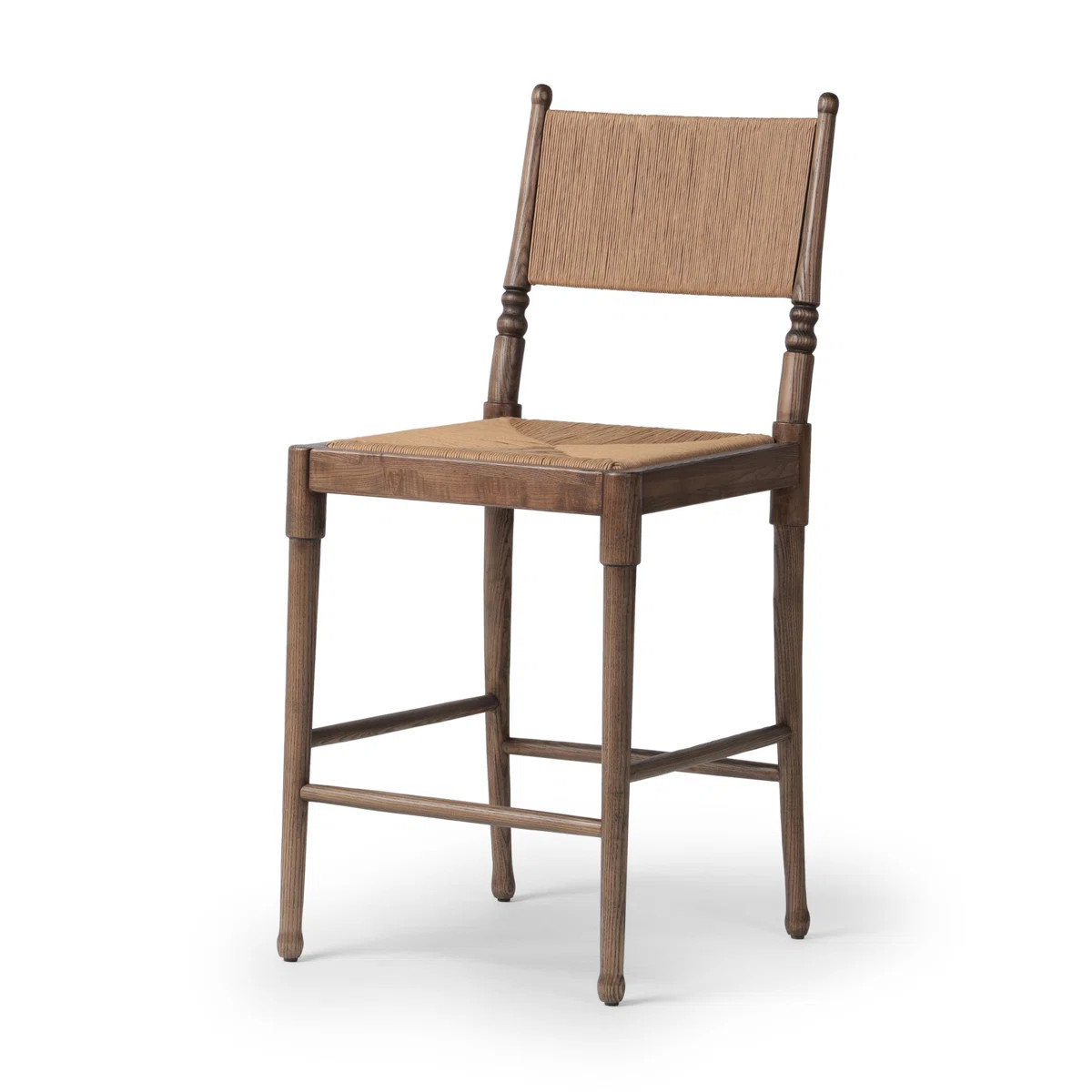 Fayth Stool-Antique Walnut | Wayfair North America