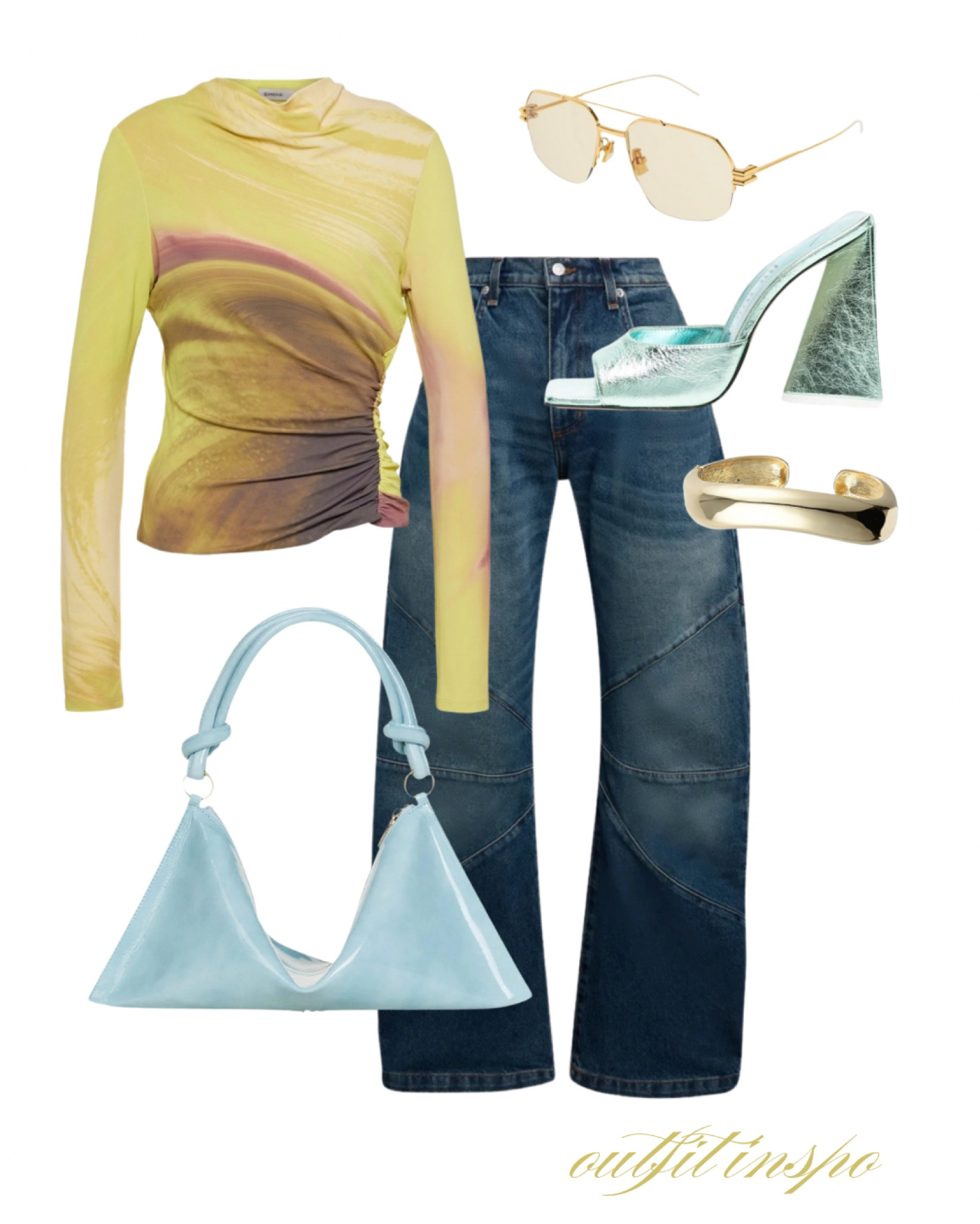 Outfit inspo: went into TNT yesterday and spotted these EB DENIM jeans! I’m so tempted to get them so I started imaging what I’d wear them with … love pairing dark denim with icey blues and mustard yellows! 

#LTKstyletip #LTKaustralia