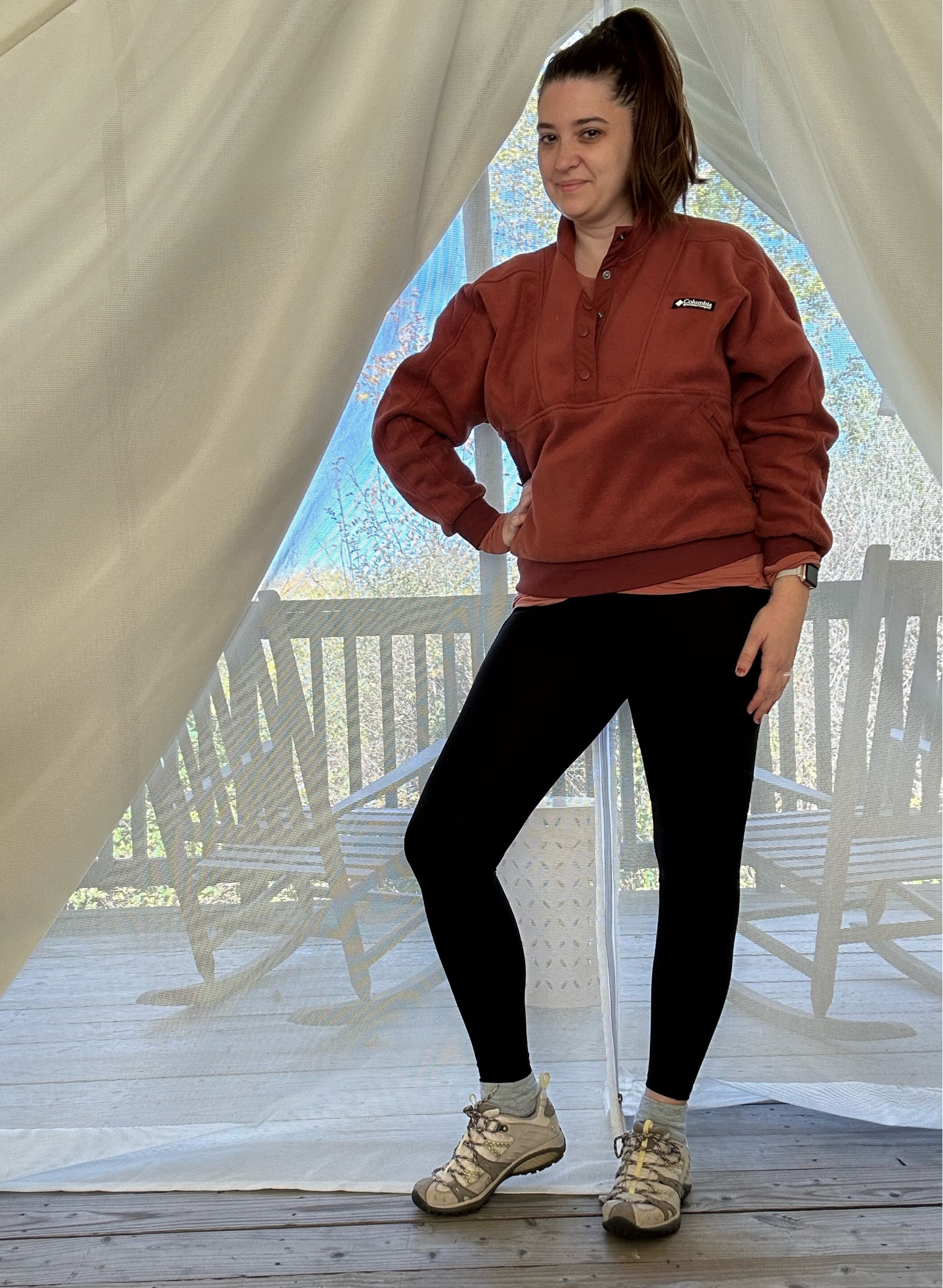 a beautiful day for hiking! cool in the morning, warm in the afternoon. love this fleece pullover for the fall and winter season.

#LTKstyletip #LTKSeasonal #LTKGiftGuide