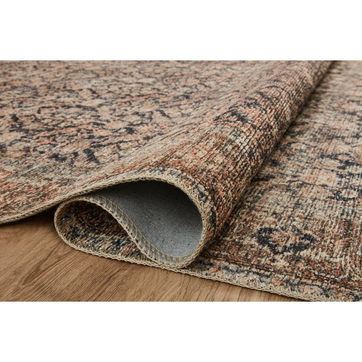 Billie Oriental Ink / Salmon Area Rug | Wayfair North America