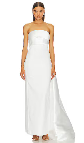 Kinsley Maxi Dress in Cream | Revolve Clothing (Global)