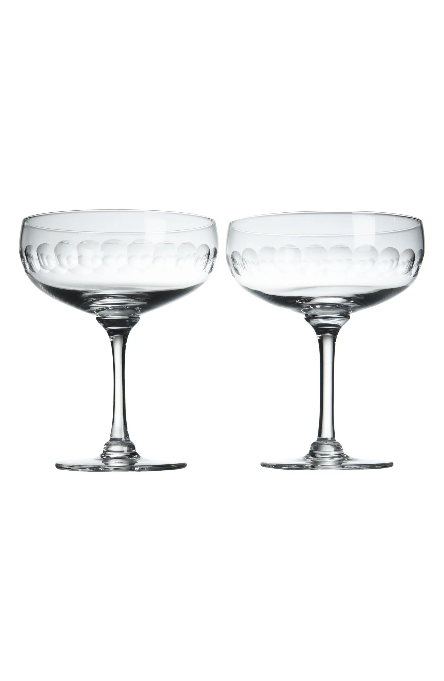 The Vintage List Set of 2 Crystal Cocktail Glasses | Nordstrom | Nordstrom