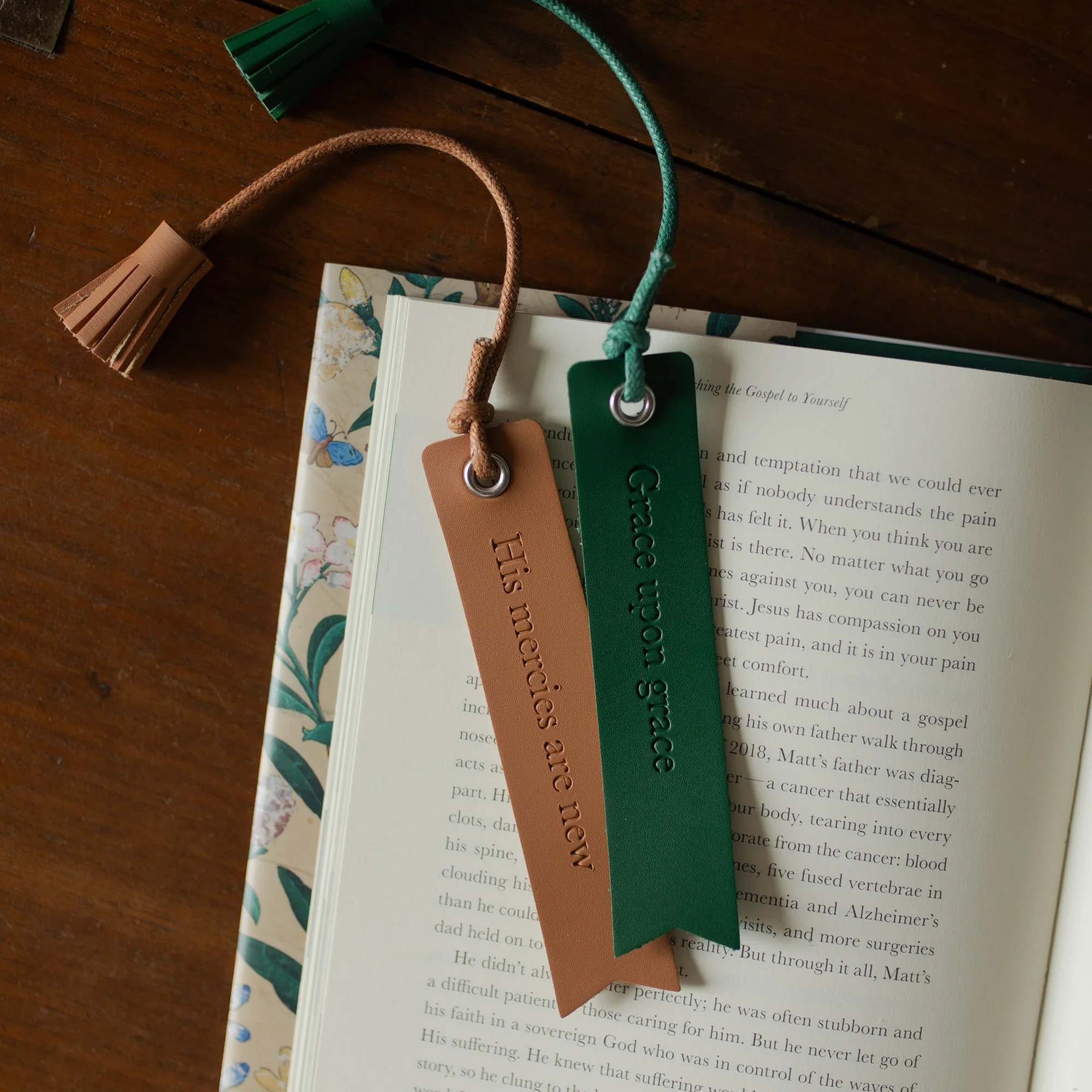 Leatherette Bookmarks | The Daily Grace Co.