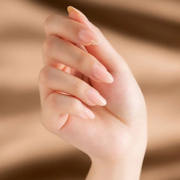 Click for more info about Chiffon  Sheer Pink Nailpolish  French Manicure Nails  | Etsy