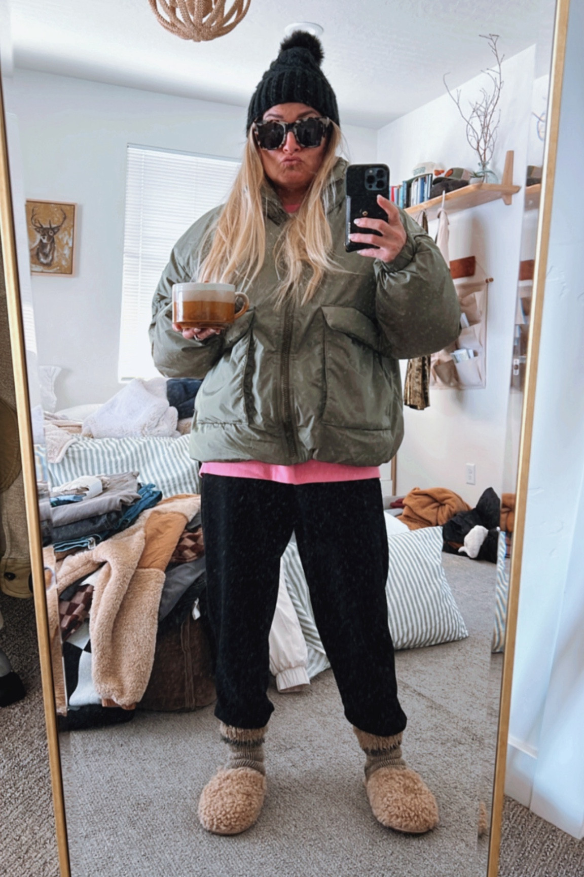 Todays looks … cozy casual winter chic hahaha jk - but I AM cozy 🥰👏🏼

#winterwear #casuallook #ootd 

#LTKshoecrush #LTKU #LTKsalealert