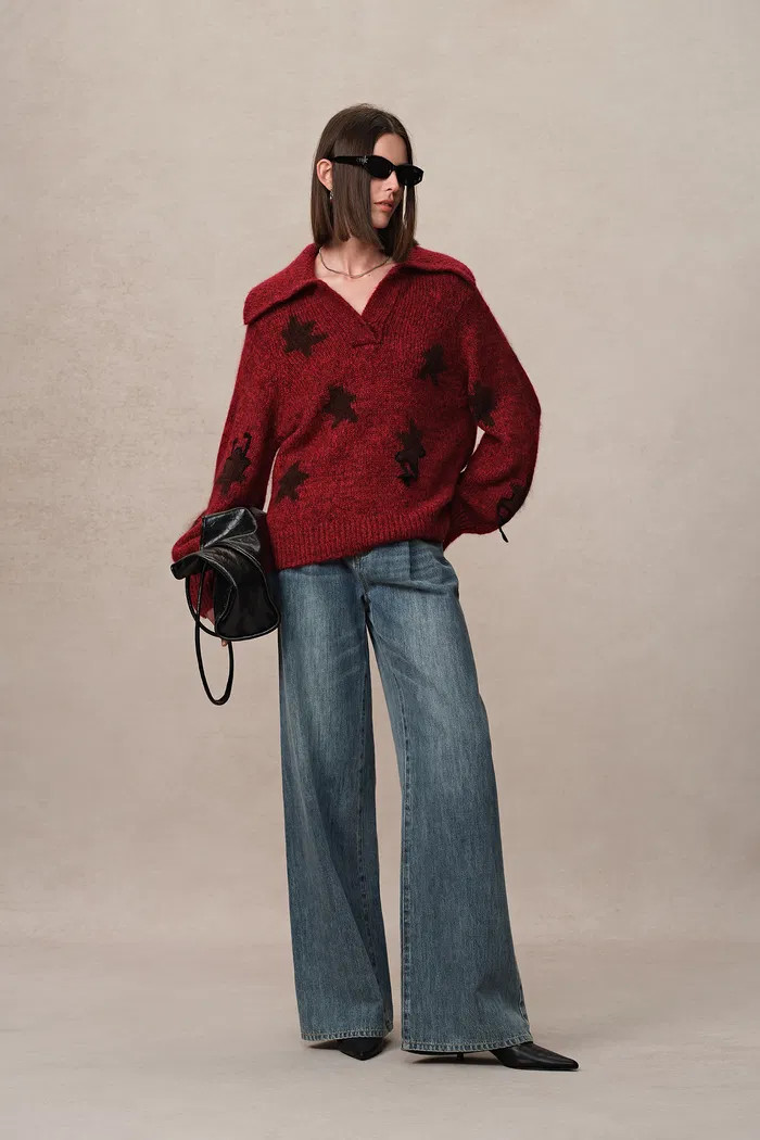 Polaris Les Amis Turtleneck Sweater in Chunky Alpaca-Wool Blend | Fabrique